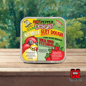 Eight-pack suet dough demonstrates bulk value.