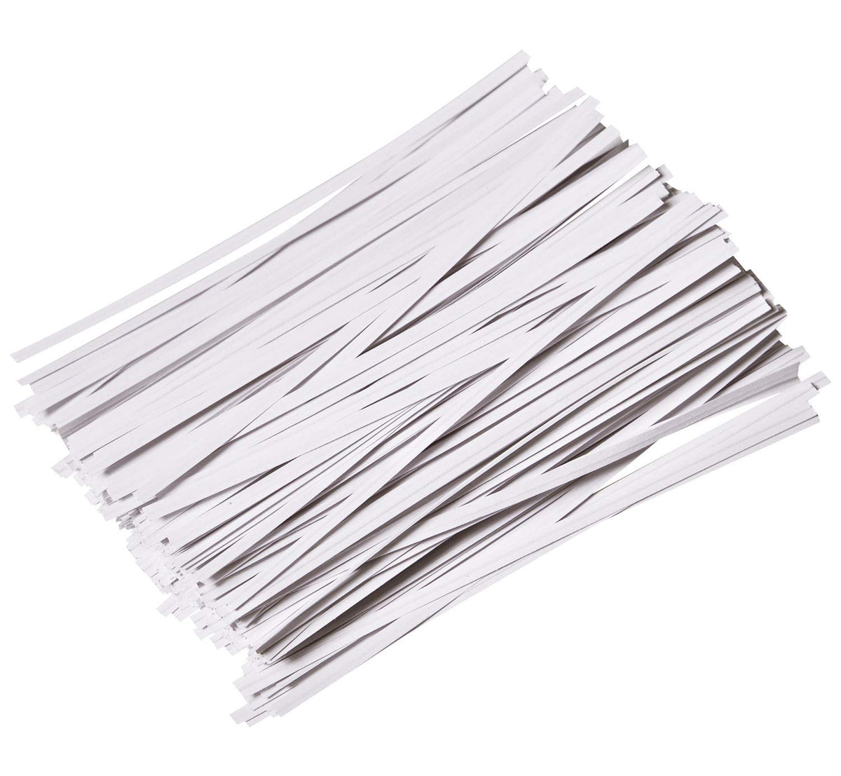 CandyHome 1000-pcs twist ties pack in white for versatile sealing.