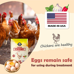 CanineGluca chickens feeding demonstrates easy use with the feed.