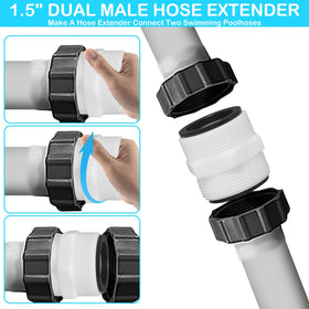 CANIPHA easy-install hose connector for quick above-ground pool setup