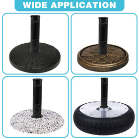 CANIPHA 3.2 cm sleeve for smaller poles ensures snug fit.