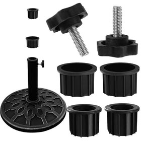CANIPHA umbrella base ring 1.85 in for stable pole fit in outdoor setups.