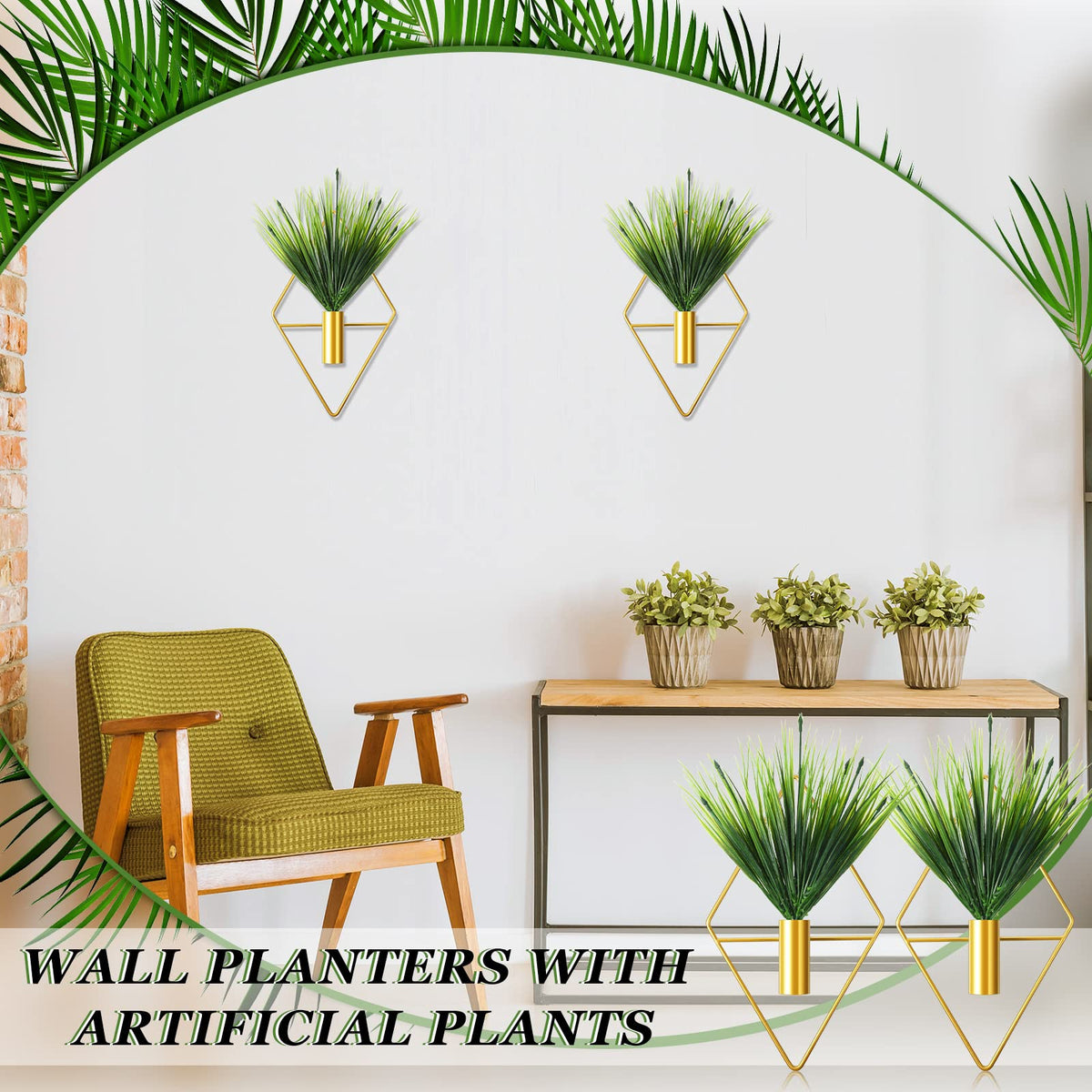 Canlierr wall planters suit bathrooms, bedrooms, or offices