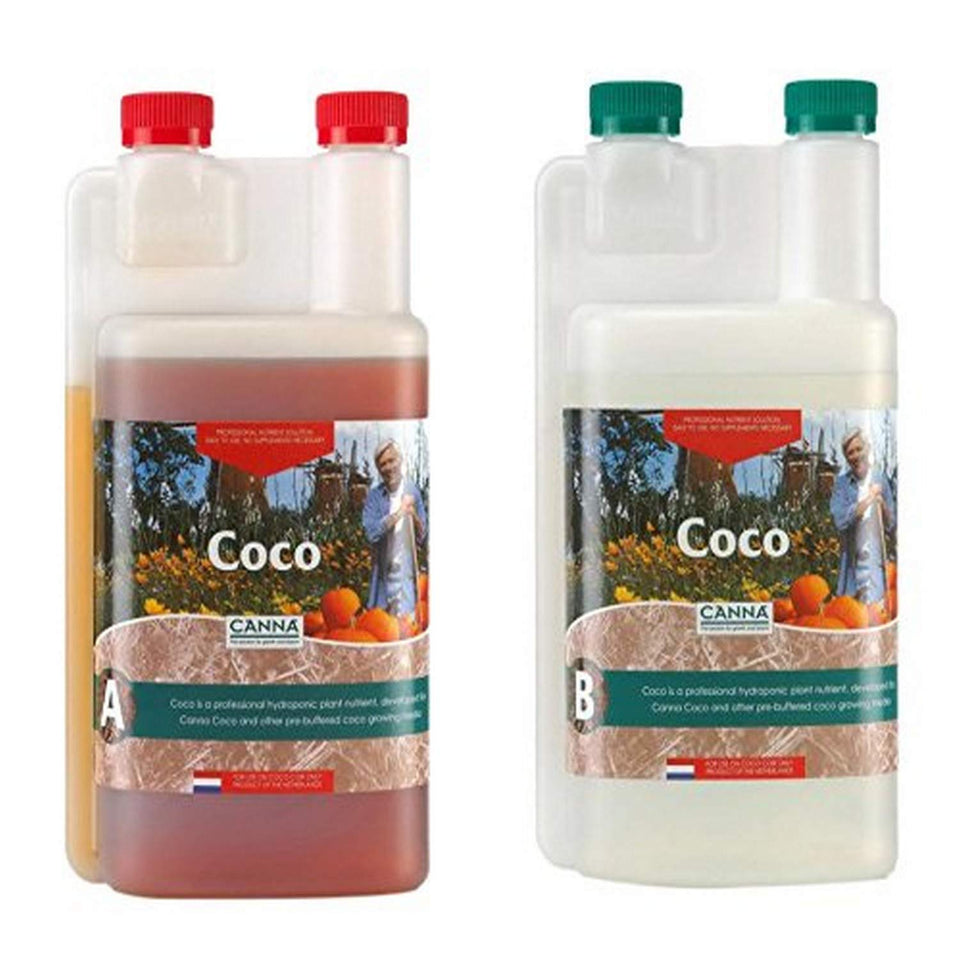 CANNA Canna Coco A & B 1L set for coco substrates enhances nutrient uptake in pots and grow bags