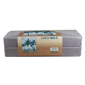 Canna Coco Brick 40L expanded demonstrates a ready-to-use natural medium for vibrant seedlings.