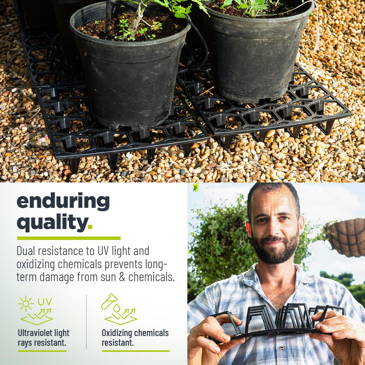 Cannrise Plant Riser easy snap-together assembly for any planter setup.