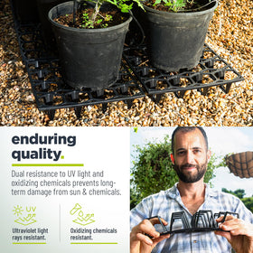 Cannrise Plant Riser easy snap-together assembly for any planter setup.