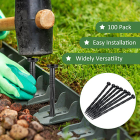 Canopix nylon spiral ground stakes offer flexible, strong turf anchoring