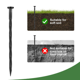 Canopix paver edging stakes help maintain straight, secure edges