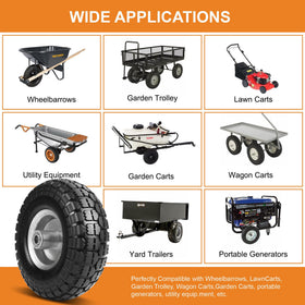 CANWUPON installation-ready 10 inch tire set for quick DIY upgrades.