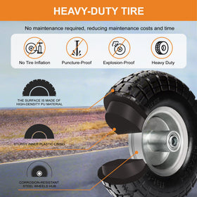 CANWUPON steel rim construction emphasizing durability and resistance to wear.