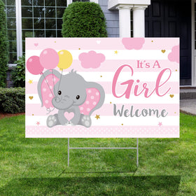 Capoda reusable outdoor decor ready for future baby celebrations.