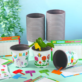 Capoda sticker sheets for decorating and personalizing pots.