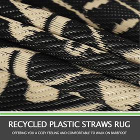 Capslpad waterproof indoor-outdoor rug ready for cleaning with hose or vacuum