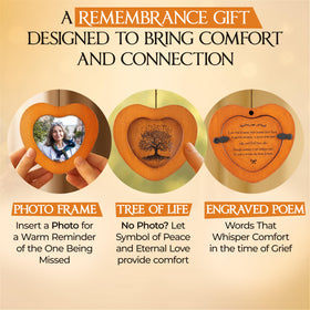 Captain Decor memorial wind chimes with double-sided engraving for lasting condolences