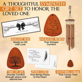 Mute feature on Captain Decor wind chimes for quiet reflection