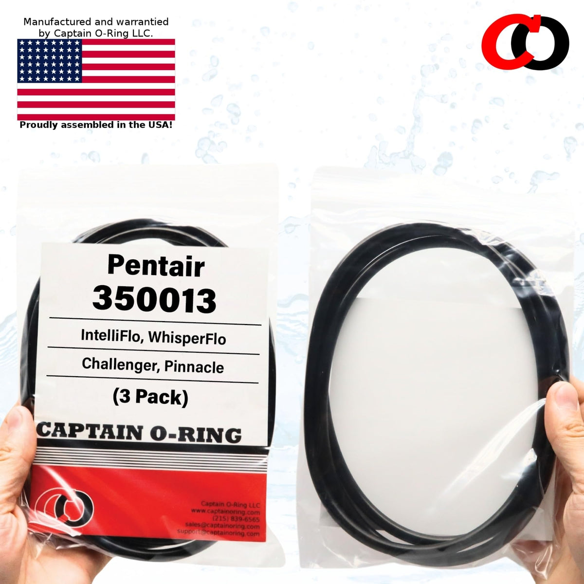 Captain O-Ring 350013 lid O-Ring in-pump diagram helps verify correct part usage