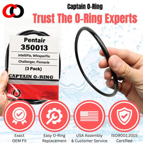 Captain O-Ring 350013 lid O-Ring installation step demonstrates easy replacement