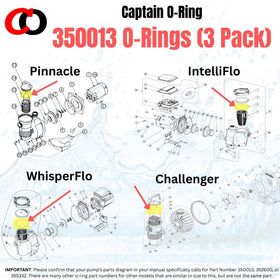 Captain O-Ring 350013 lid O-Ring USA manufactured emphasizes quality and domestic sourcing