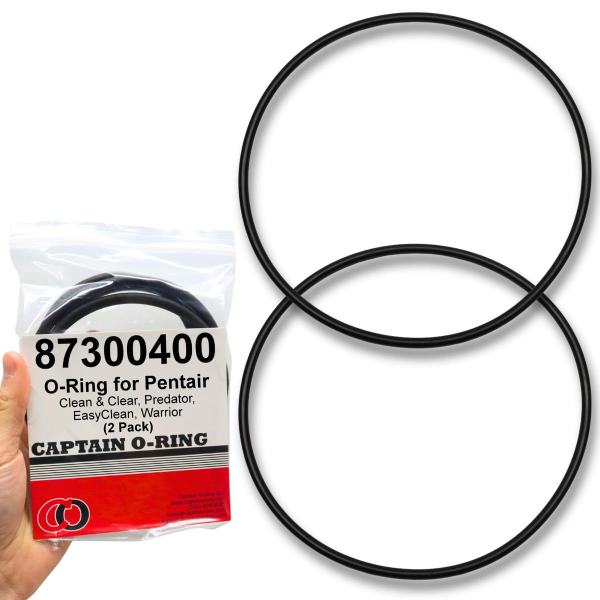 Captain O-Ring 87300400 front view showing leak-proof seal for filter tanks