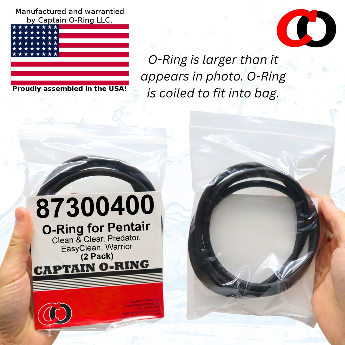 Captain O-Ring 87300400 USA-made warranty-backed replacement