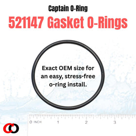 Captain O-Ring cell union fitting seal for tight connections
