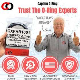 OEM-spec EPDM rubber Captain O-Ring delivers durable pool seal