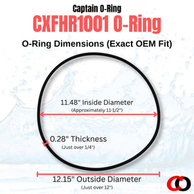 CXFHR1001 O-Ring fits Hayward SwimClear systems for secure sealing