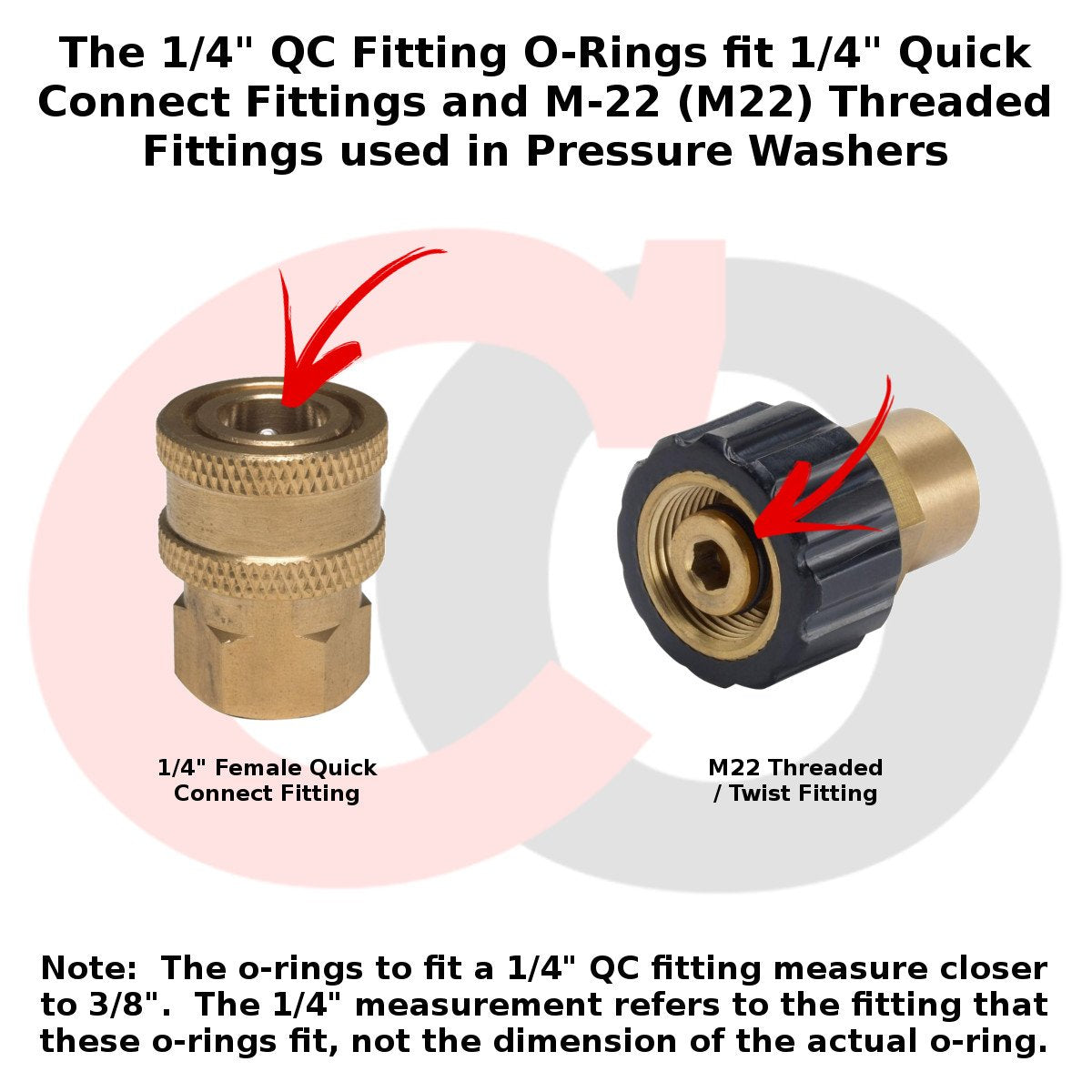 Captain O-Ring withstands up to 400°F for tough cleaning tasks.