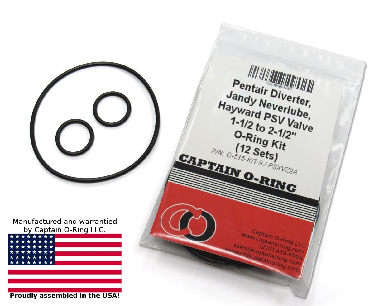 Captain O-Ring leak-seal replacement kit for budget-friendly valve upkeep
