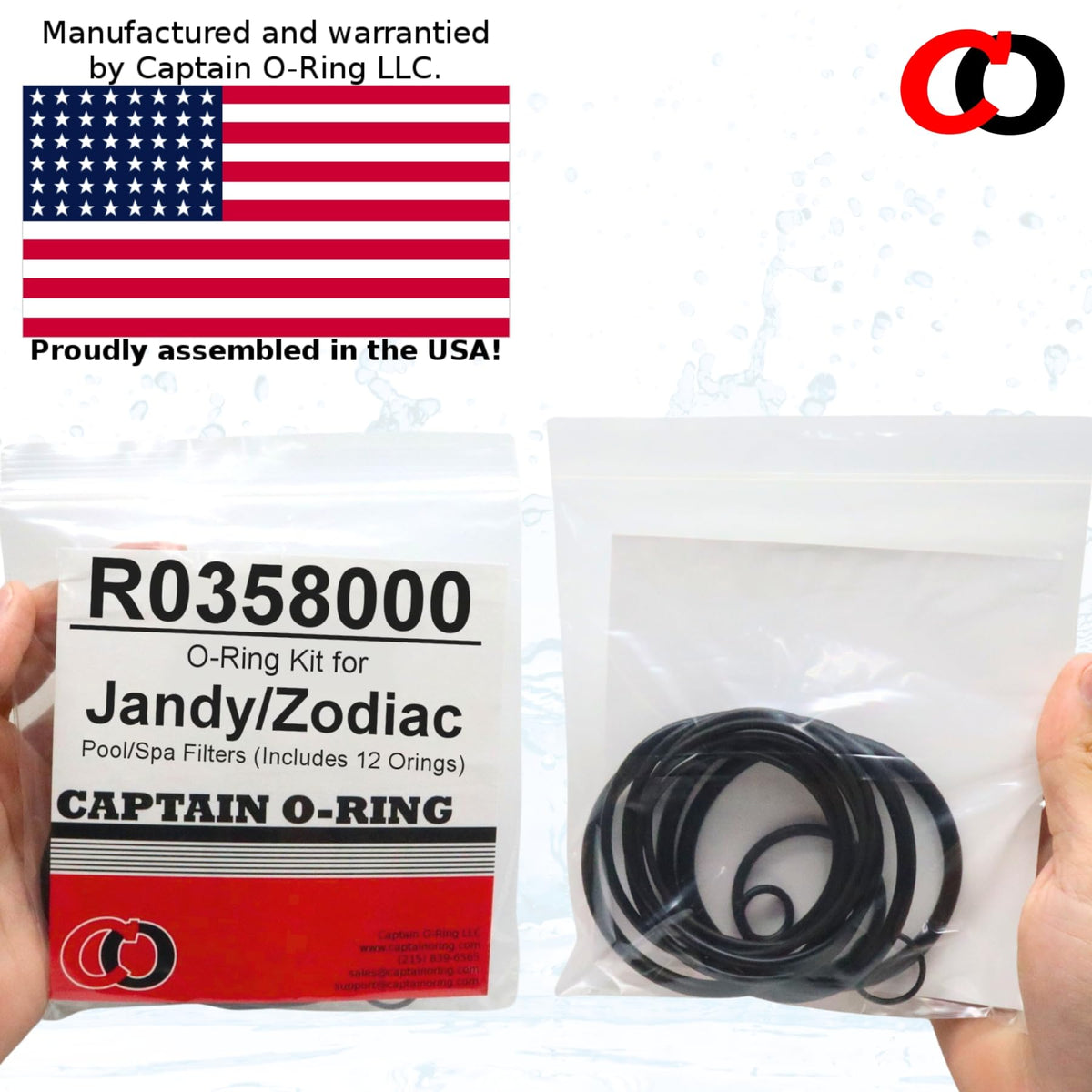 Made in USA and backed by Captain O-Ring warranty.
