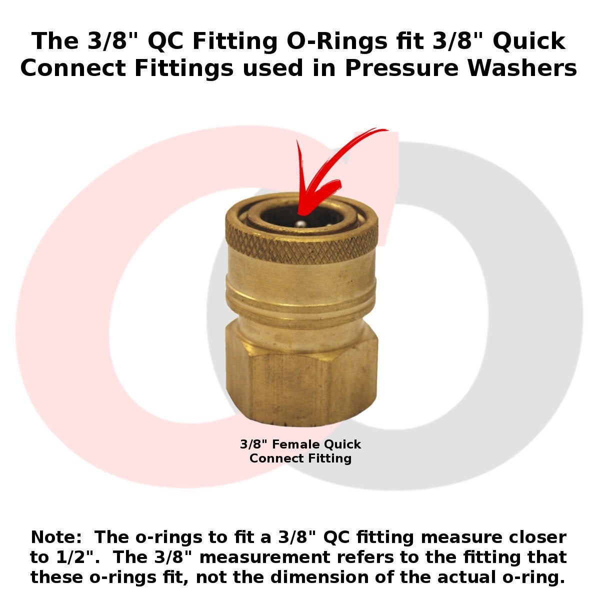 Captain O-Ring 10-pack provides reliable spare seals for maintenance and quick swaps.