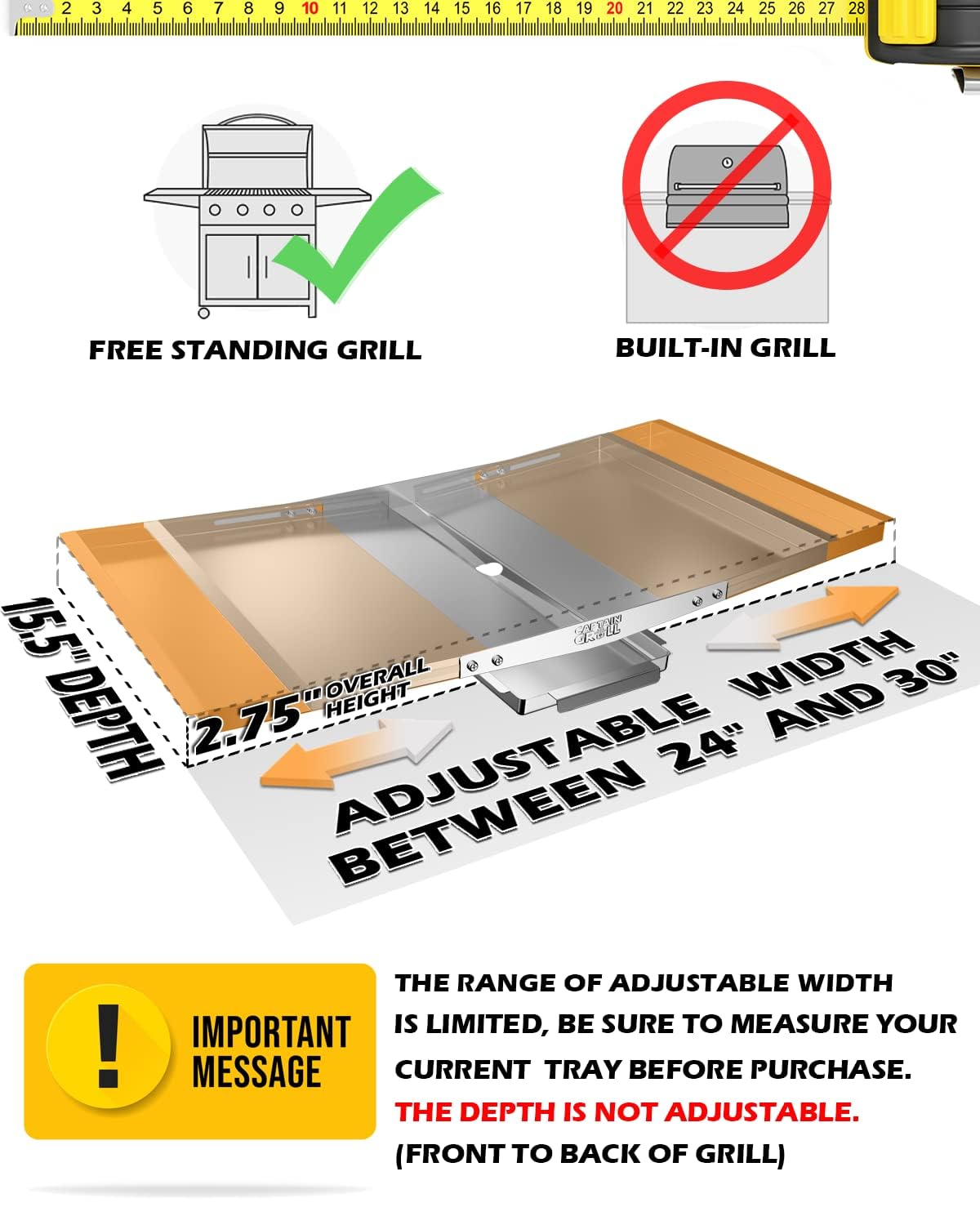 Fits Dyna Glo, Nexgrill, Kenmore and more grills