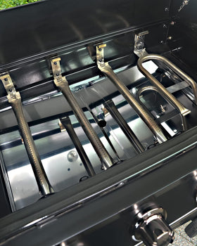 Three-piece assembly with hardware for a 30–36 inch fit