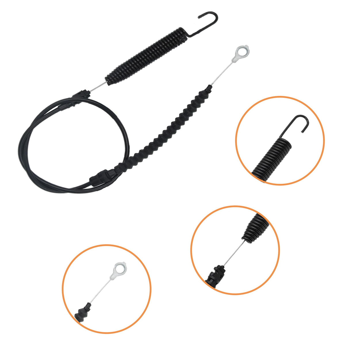 caqeaus 946-05124a end eyelet and spring close-up for durability