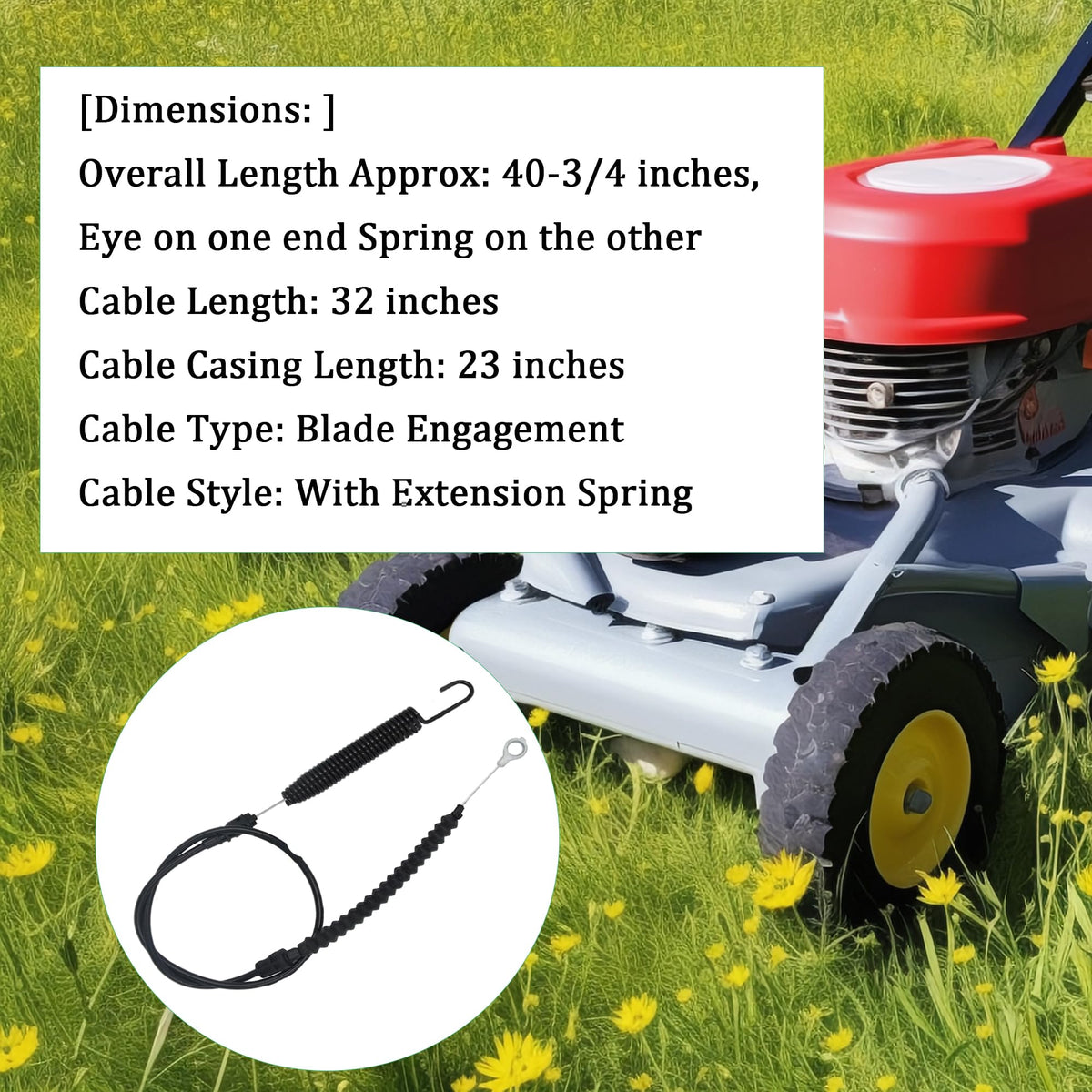 caqeaus craftsman-huskee fitment for reliable lawn deck engagement