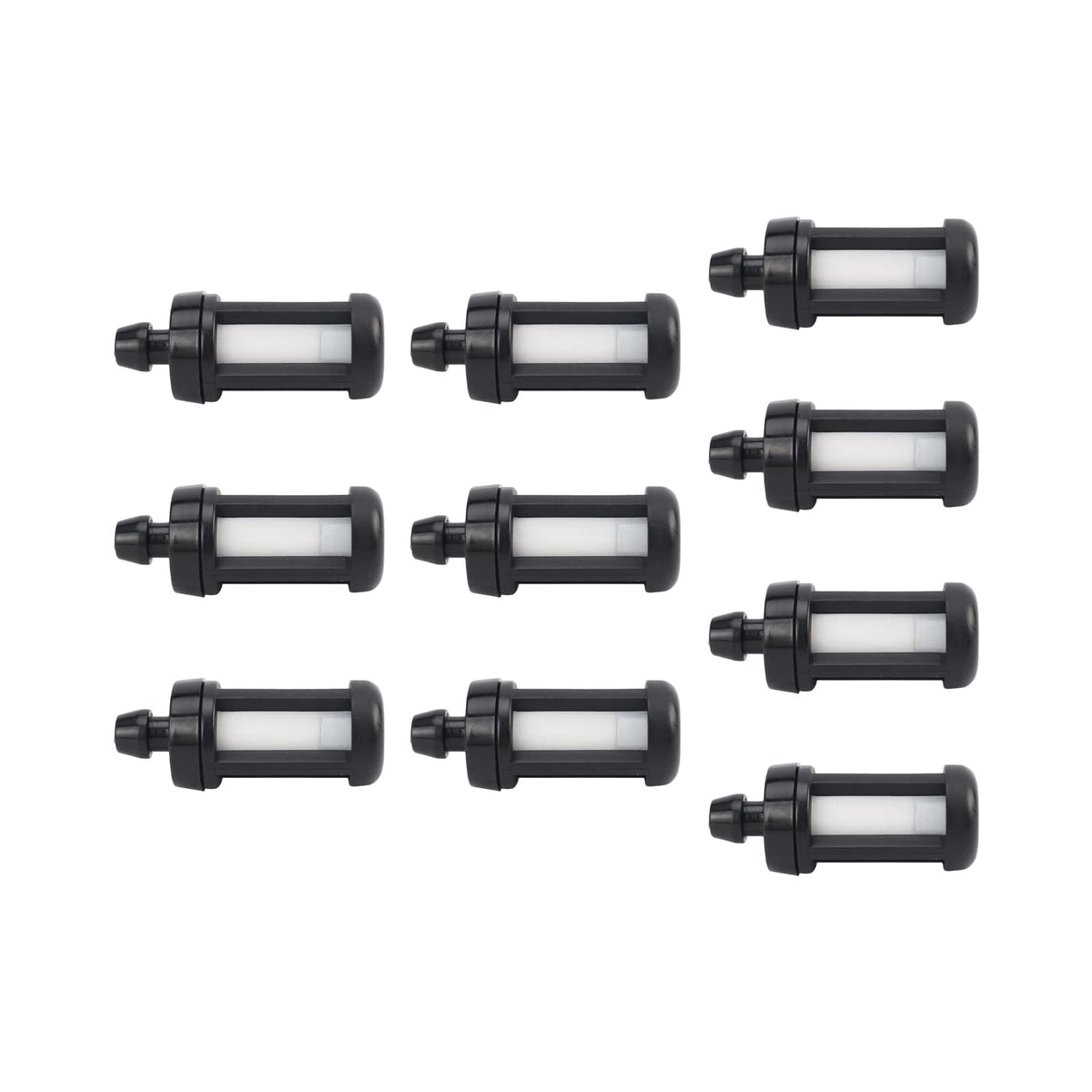 Packaging contents display ten fuel filters included in the pack