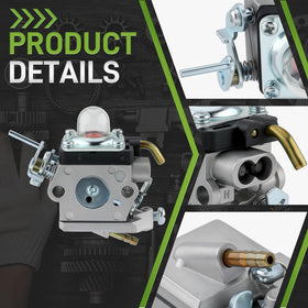 CARBBIA 545008097 Husqvarna 129LDX installation view highlights precise fit and seal.