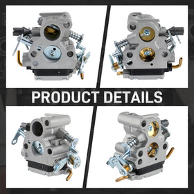 CARBBIA gasket set and spare parts arranged for easy maintenance