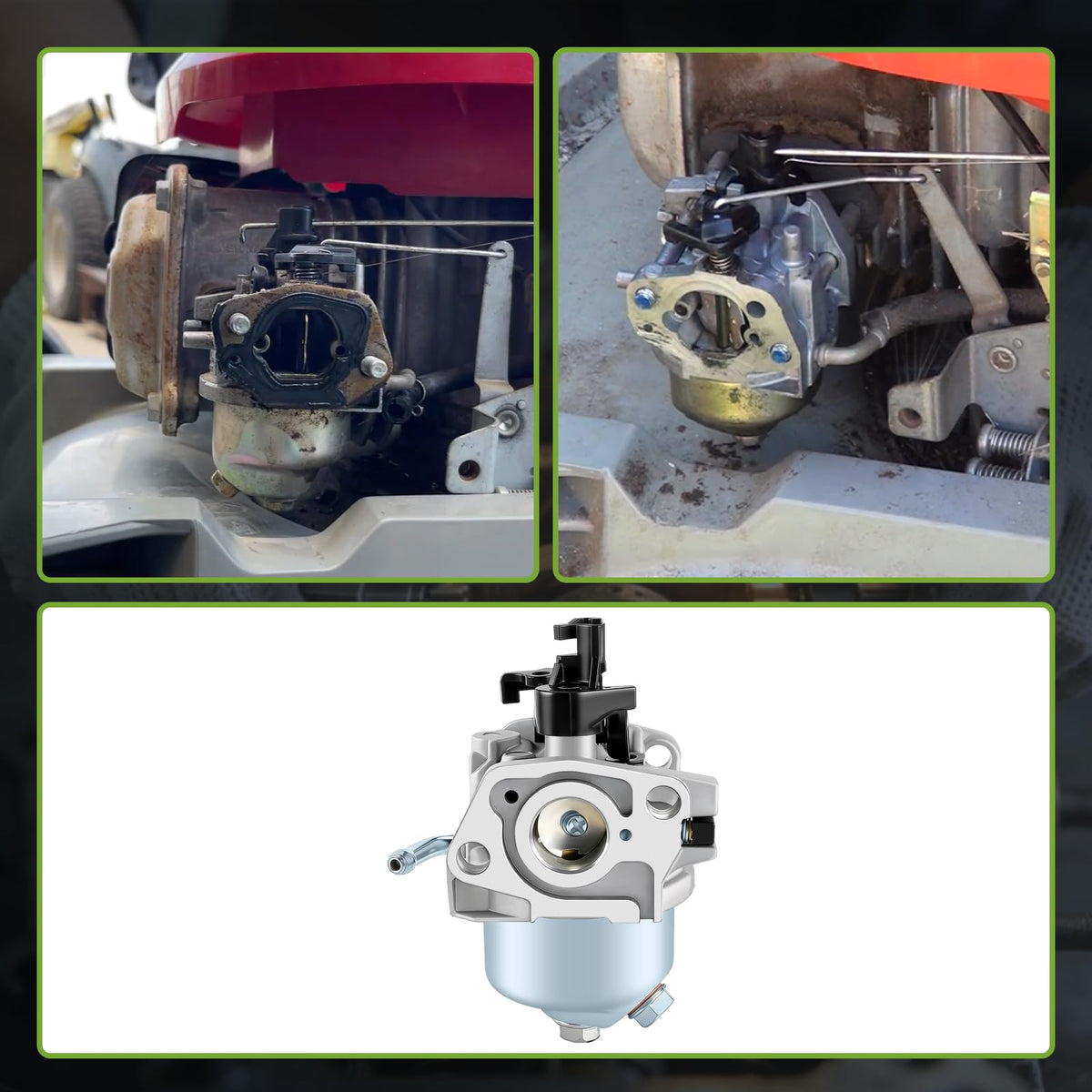 GXV140 engine detail showing high-quality build and easy installation.