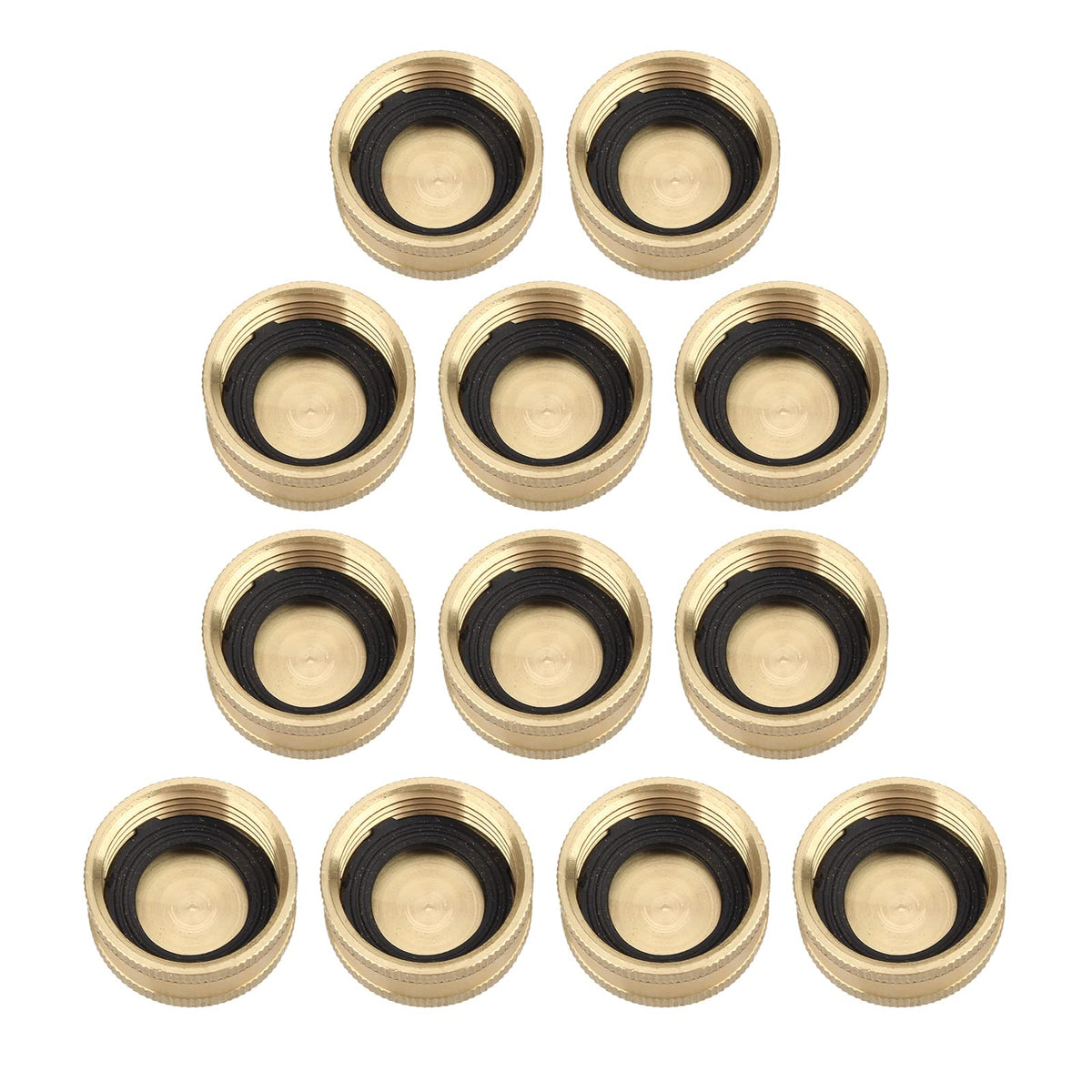 CARBBIA garden hose cap brass offers durable outdoor protection.