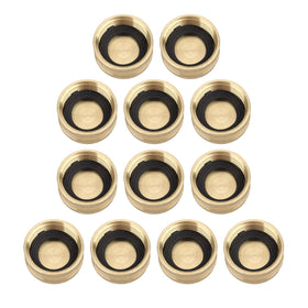 CARBBIA garden hose cap brass offers durable outdoor protection.