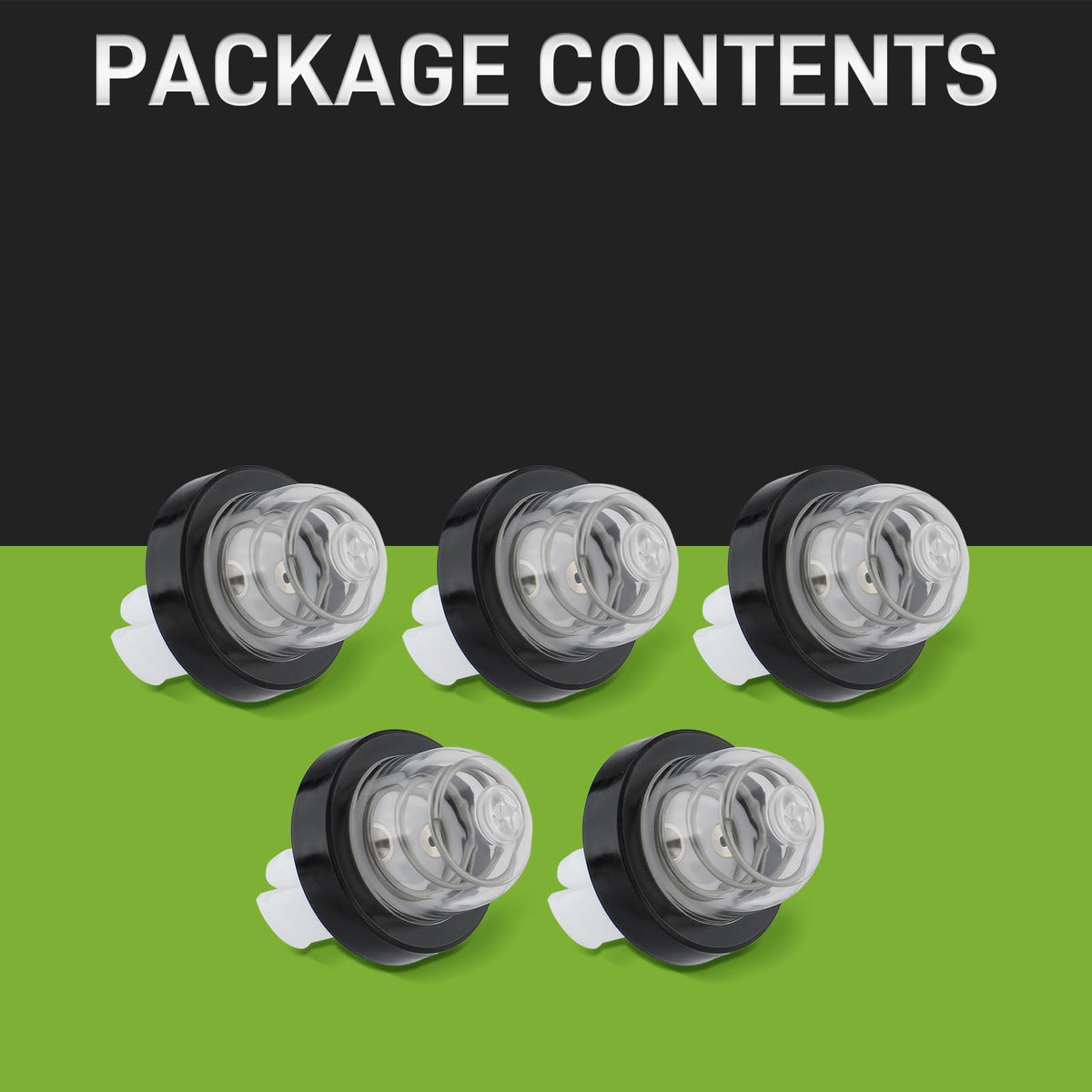 CARBBIA primer bulbs quality shot with clean finish