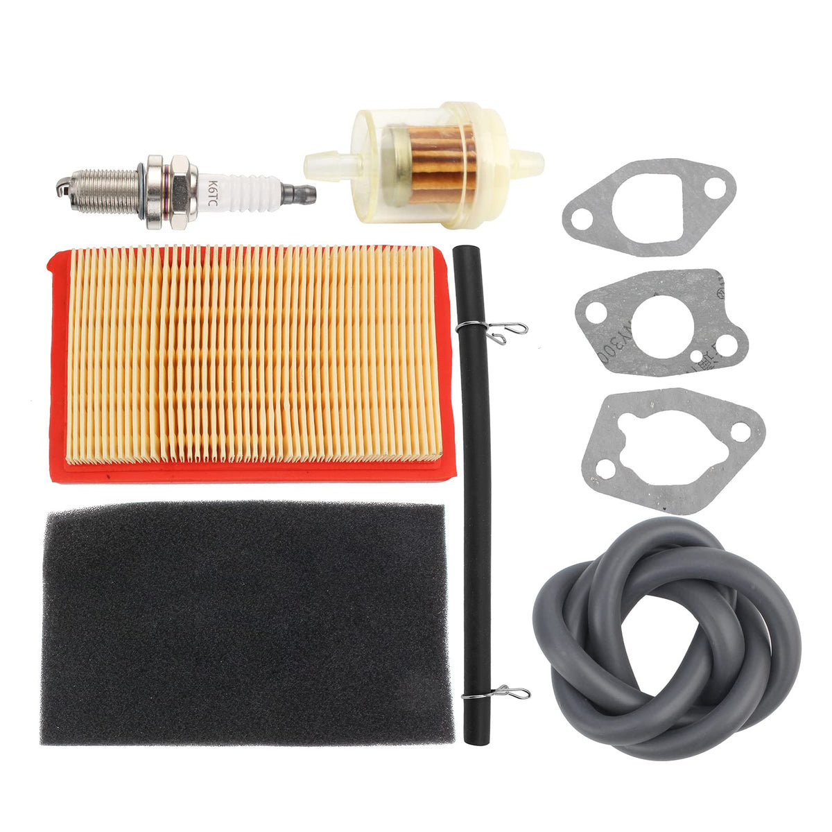 Lawn mower runs smoother with Carbbia tune-up kit.