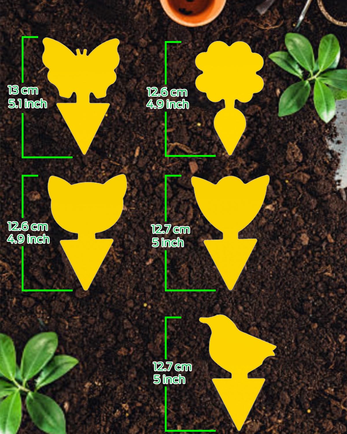 Carbelina gnat traps five shapes variety for plant protection.
