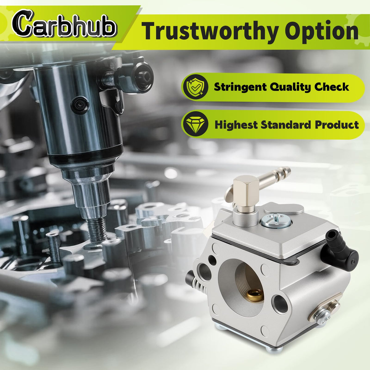 Carbhub air filter for Stihl 11181201610 helps keep engine clean during use
