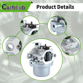 Carbhub carburetor mounting holes aligned for easy installation.