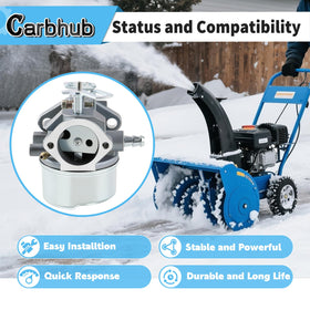 Carbhub fuel filter for carburetor kit helps clean fuel flow.