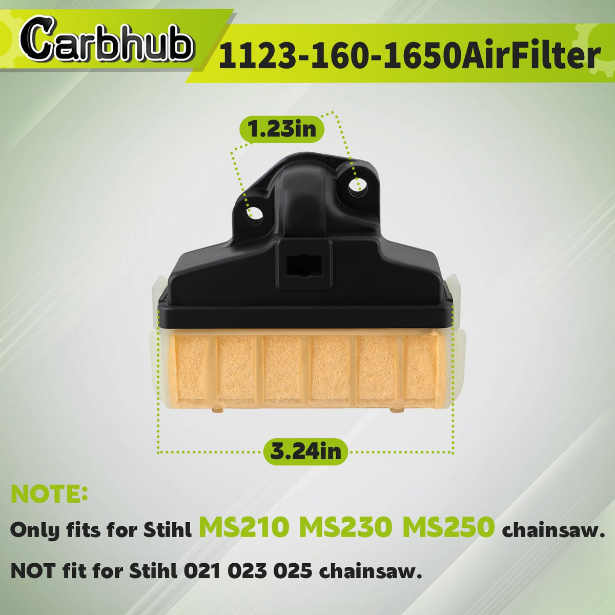 Carbhub fuel line assembly for Stihl MS210-MS250 ensures secure fuel delivery