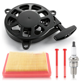 Carbhub GCV170 recoil starter front view; reliable fit for Honda lawn mowers.